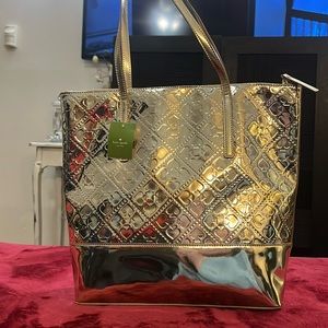 Gold Kate spade purse never used with tags!!!!!!